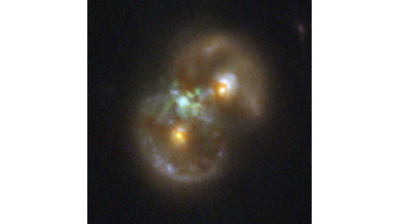The Infinity Galaxy. Credit: NASA, ESA, CSA, STScI, Pieter van Dokkum (Yale) STScI-01JZN3K9FY20X71NMAQ5PMMW79